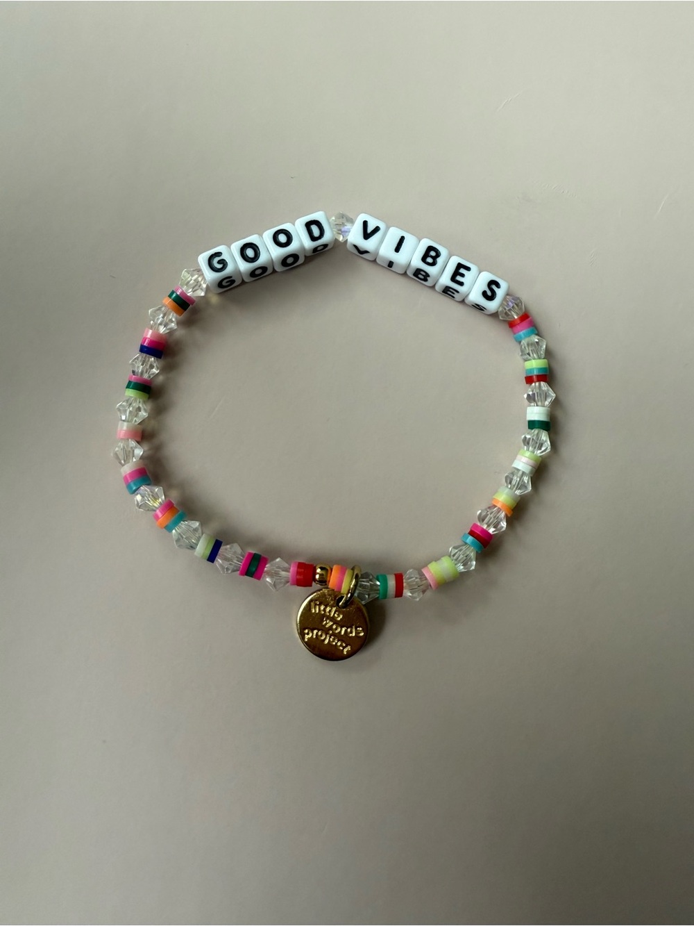 Good Vibes Multicolor Beaded Bracelet